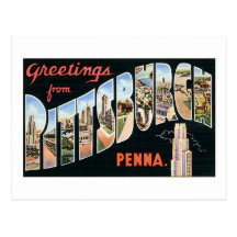 Greetings from Pittsburgh Postcards