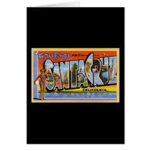 Greetings from Santa Cruz California Cards