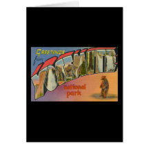 Greetings From Yosemite National Park Cards