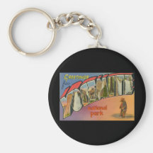 Greetings From Yosemite National Park Keychain