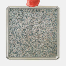 Grey and Pink Marble Texture Christmas Tree Ornaments