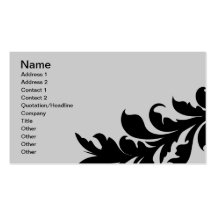 Grey Business Card