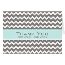 Grey Chevron Administrative Professionals Day Card