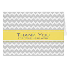 Grey Chevron Administrative Professionals Day Card