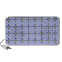 Grey Crosses Travelling Speakers