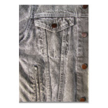Grey Denim ~ ATC Business Card