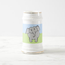 Grey Elephant Coffee Mug