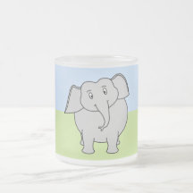 Grey Elephant Mugs