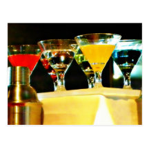 Grey Goose Martinis Post Card