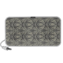 Grey Grids iPhone Speaker