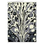 Grey Marbled Greeting Card