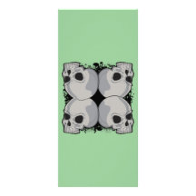 Grey Skulls Rack Cards