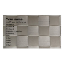 grey square pattern business cards