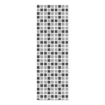 Grey Squares Pattern Bookmark Business Card Template