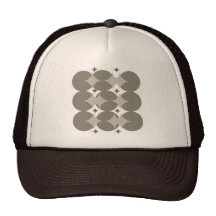 Grey Star Pattern Hat