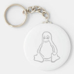 Grey tux keychains