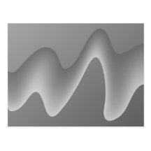 Grey Wave Abstract. Post Cards