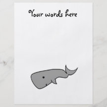 Grey whale full color flyer