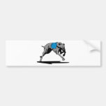greyhound dog racing retro bumper stickers