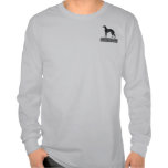 Greyhound in Black and White Tee Shirts