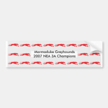 Greyhound NEA Bumper Sticker