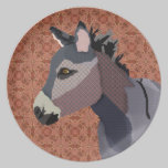 Grey's Donkey Orange Plate plates