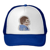Gridiron Warrior Blue Trucker Hat