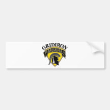 gridiron warriors bumper stickers
