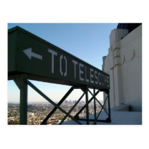 Griffith Observatory Postcard