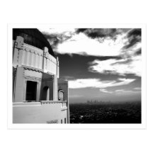 Griffith Park B/W Postcard