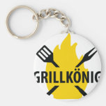 Grillkönig icon key chain