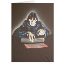 Grim Reaper Greeting Card