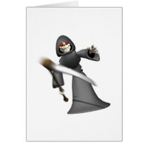 Grim Reaper Greeting Cards