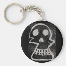 Grim skull keychain