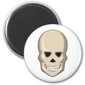 Grinning Skull 6 Cm Round Magnet - grinning_skull_magnet-rb986bcbe951541a6a370f0d37e08e548_x7js9_8byvr_324