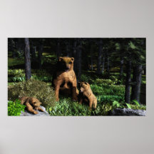 Grizzlies Print
