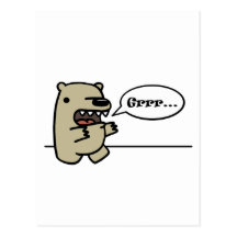 Grizzly Bear Post Card