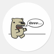 Grizzly Bear Stickers
