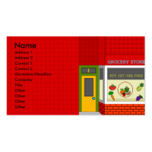 Grocery Front- Business Card