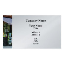 Grocery Store Albany NY Business Card Template
