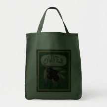 Grocery Tote Bag-Olives Award Winner