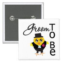Groom To Be Buttons