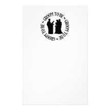 Groom to be stationery