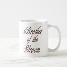 Groom's Brother Classy Browns Coffee Mugs