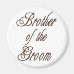 Groom's Brother Classy Browns Refrigerator Magnets