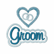 Grooms Polo with Heart and Rings