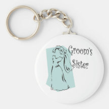Grooms Sister Keychain