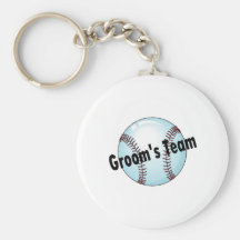 Groom's Team (Baseball) Keychains