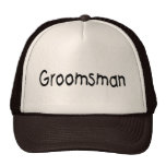 Groomsman (Blk) Hats