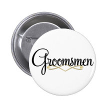 Groomsman Button